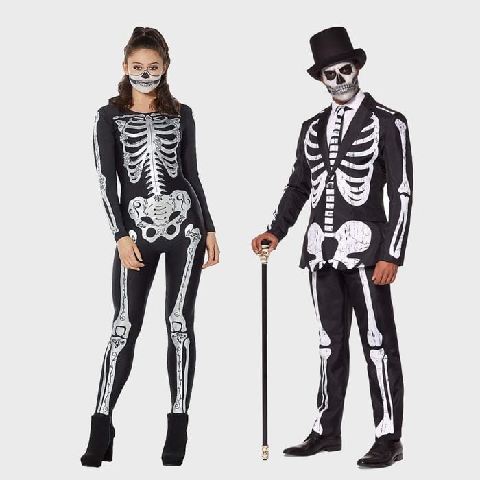 Skeleton Couple Costume