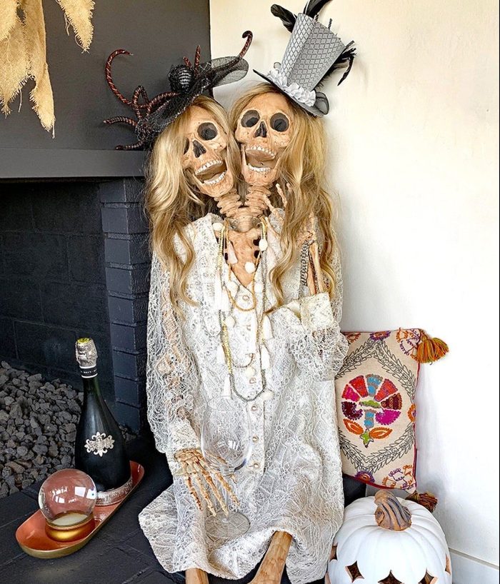 Two Headed Skeleton Decoration