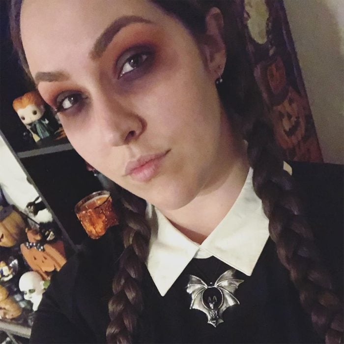Wednesday Addams Halloween Makeup