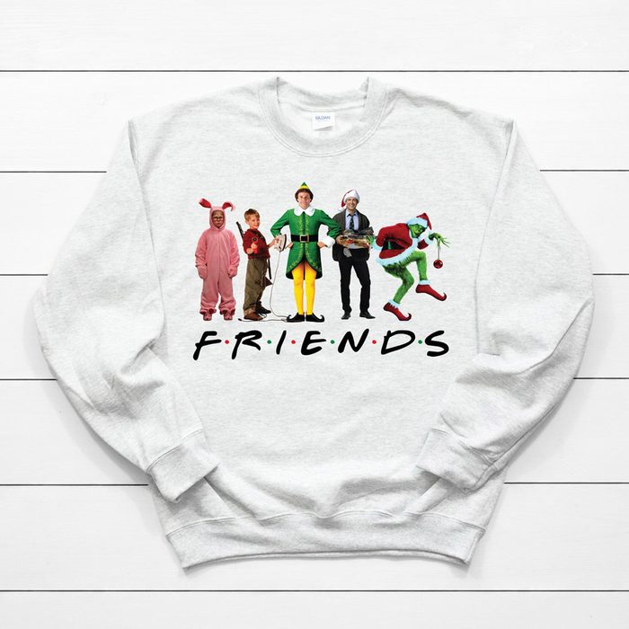 Finebrands Friends Christmas Ugly Sweatshirt