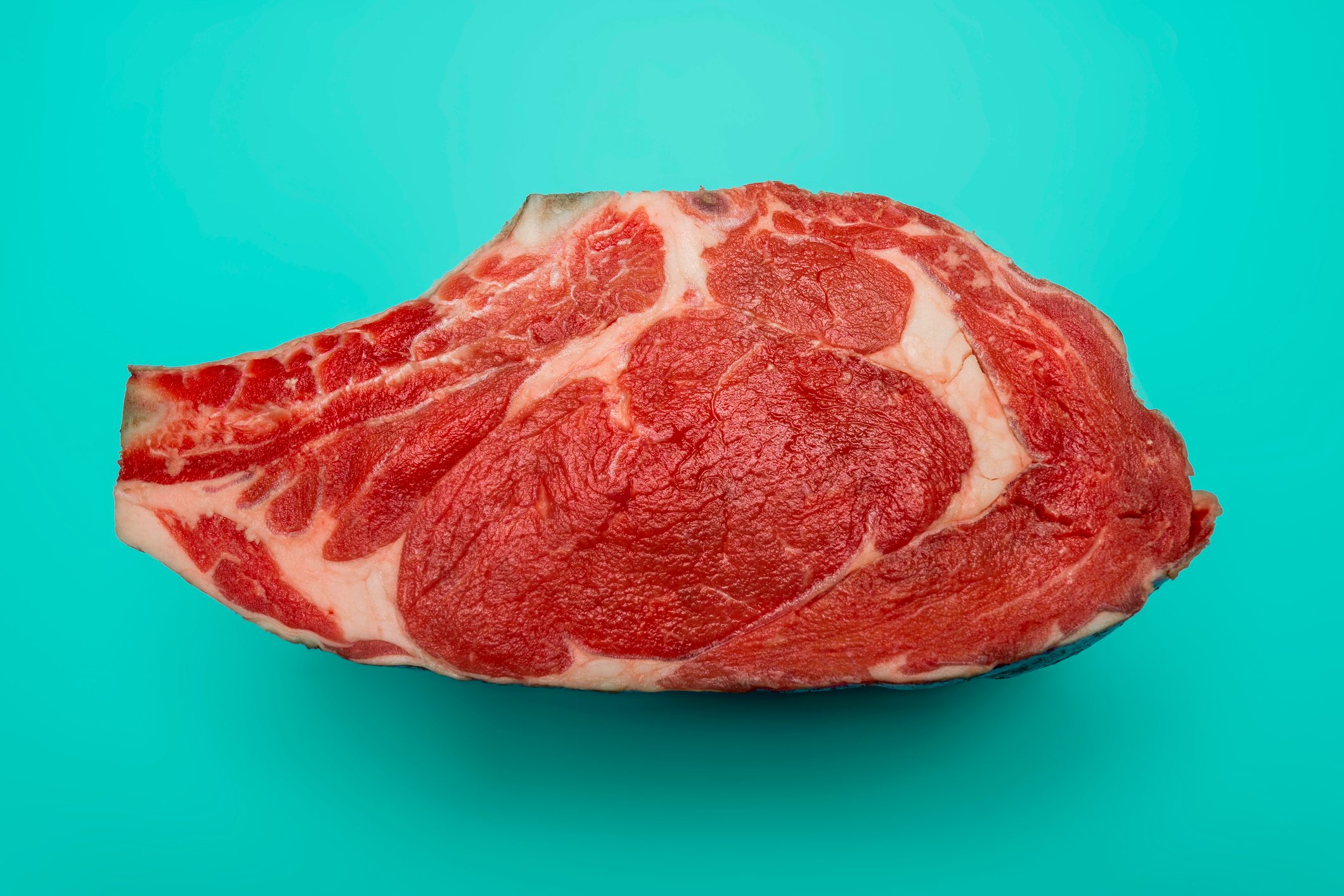 Fresh Raw Uncooked Beef Steak
