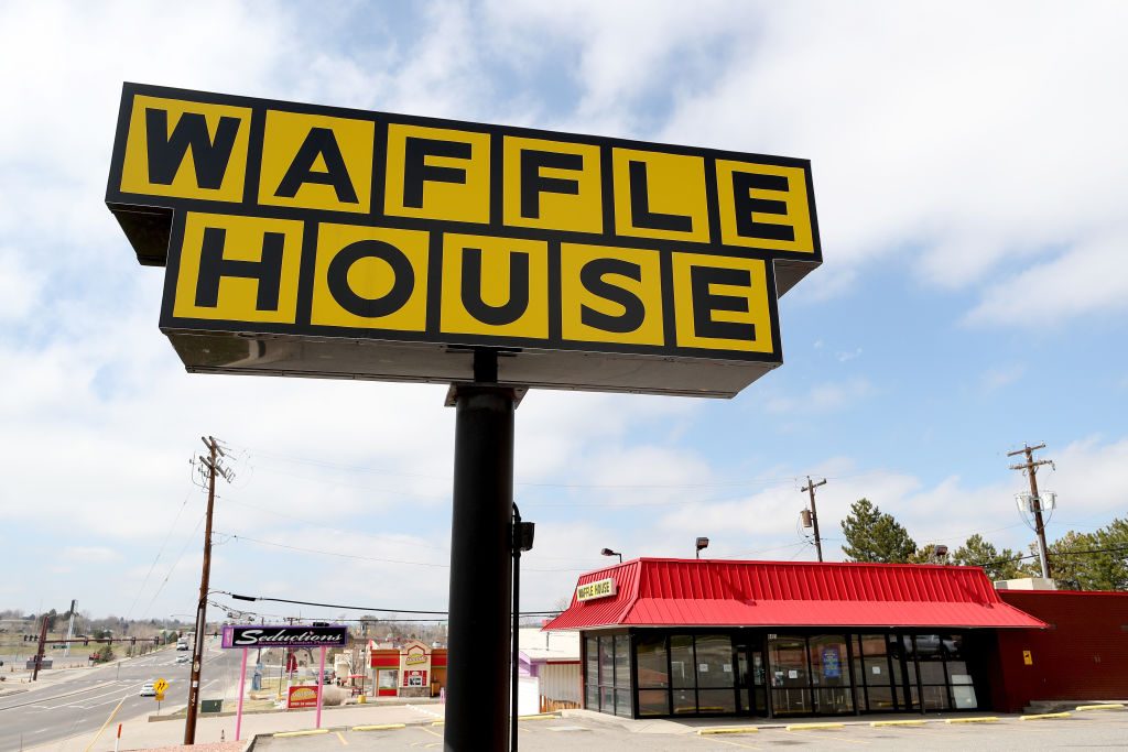Waffle House in Thornton, Colorado on a sunny day