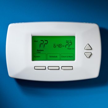 thermostat show question mark symbols