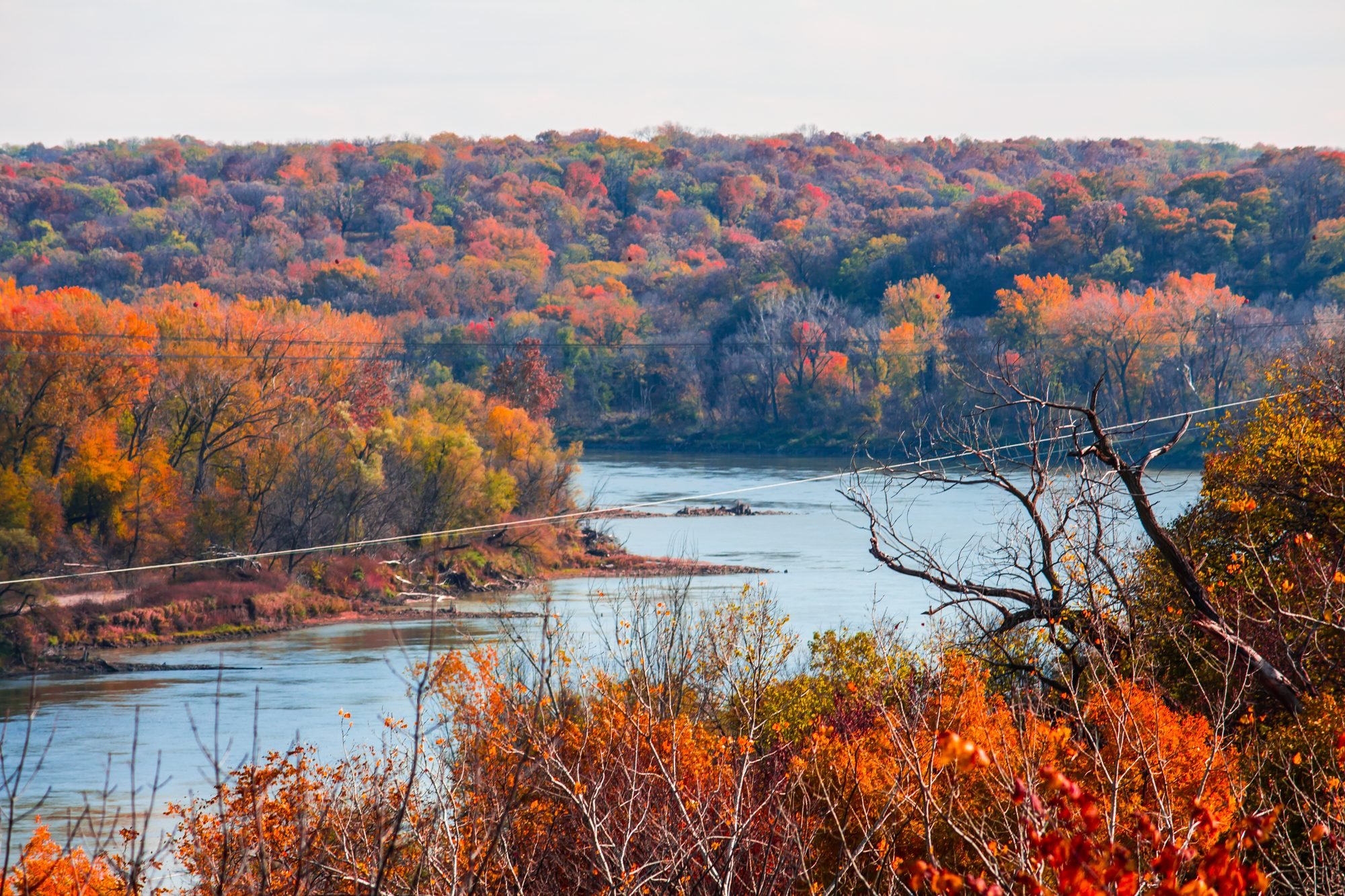 Fall Colors of the Missouri River