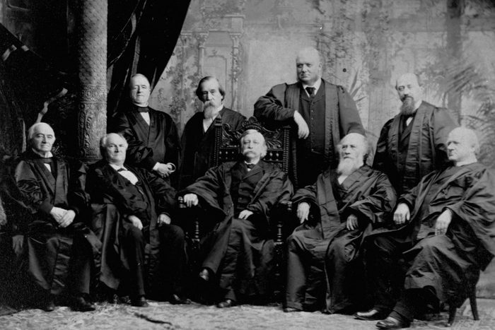Portrait of the 1890 Supreme Court