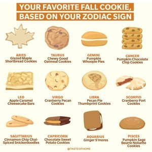 Your Favorite Fall Cookie, Based on Your Zodiac Sign