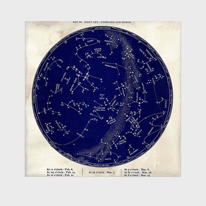 Framed Astrological Chart Via Potterybarn