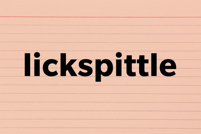 Lickspittle