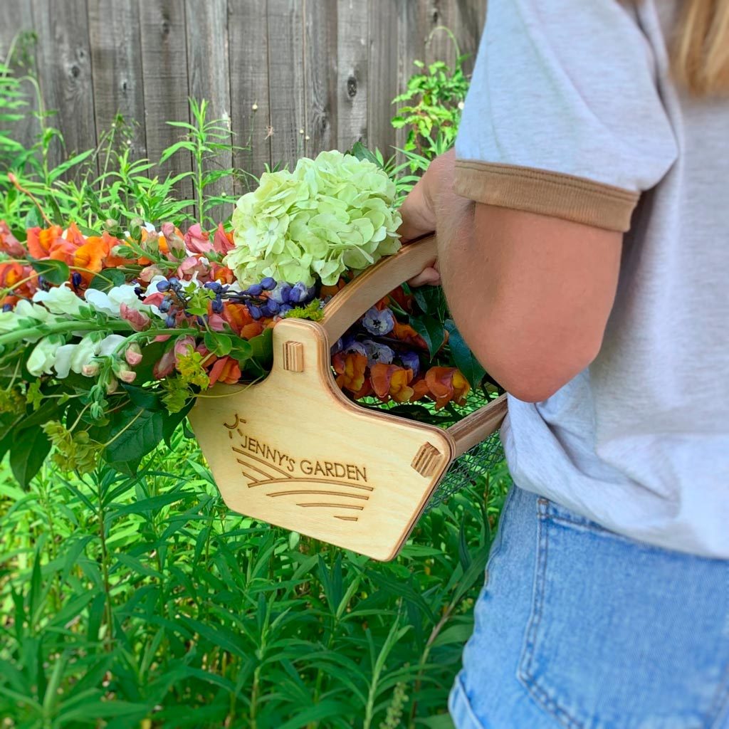 personalized harvest basket