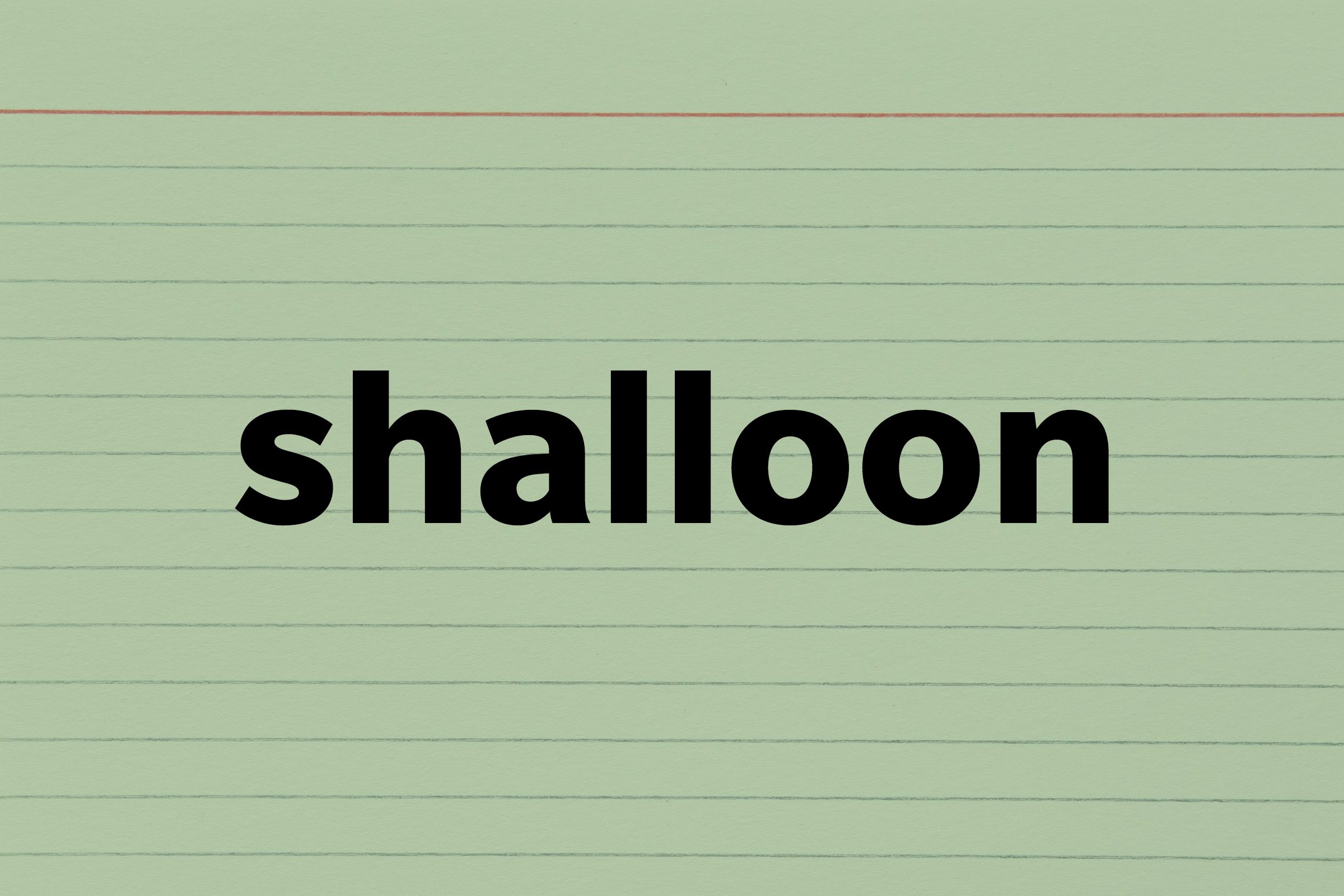 Shalloon
