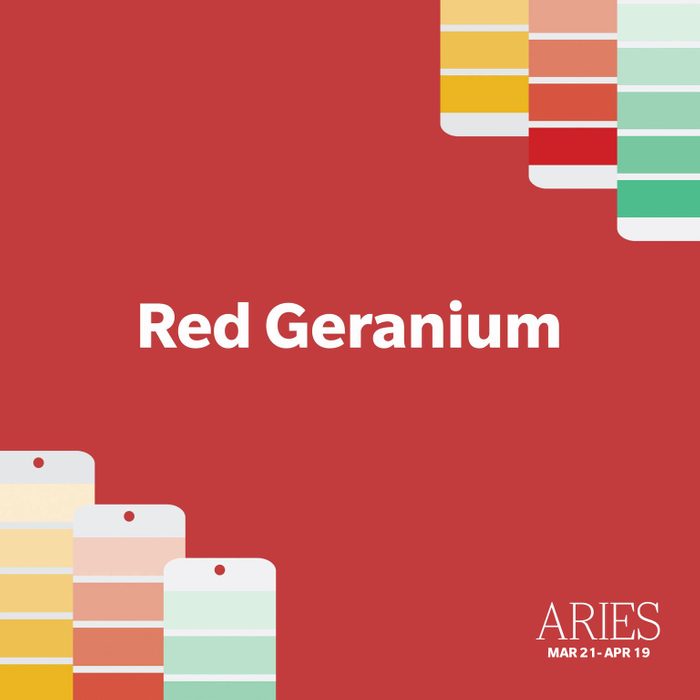 Aries Red geranium