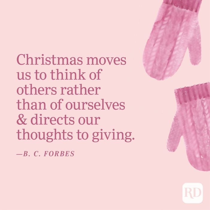 B. C. Forbes Christmas Warmth Quotes