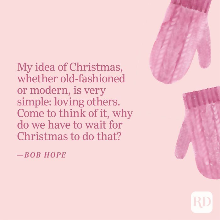 Bob Hope Christmas Warmth Quotes