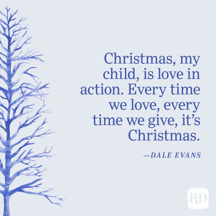 Dale Evans Christmas Warmth Quotes