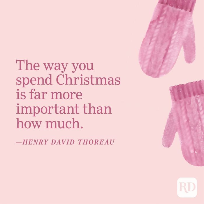 Henry David Thoreau Christmas Warmth Quotes