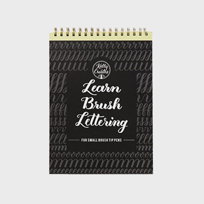 Kelly Creates Brush Lettering Calligraphy Workbook Via Thegrommet