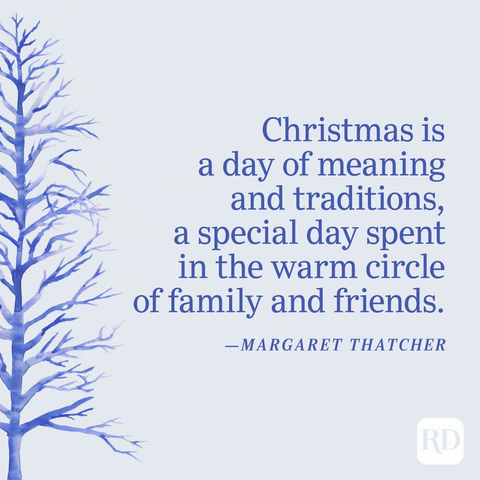 Margaret Thatcher Christmas Warmth Quotes