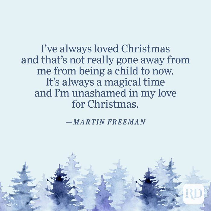 Martin Freeman Christmas Warmth Quotes