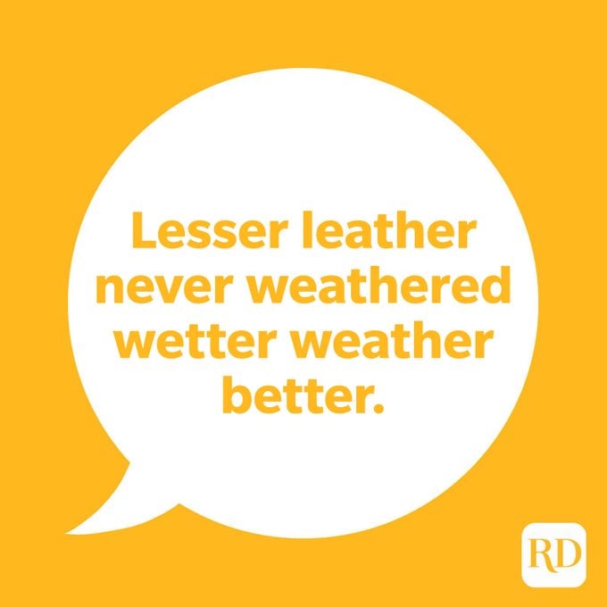 Rd Lesser Leather Never Weathered Wetter Weather Better