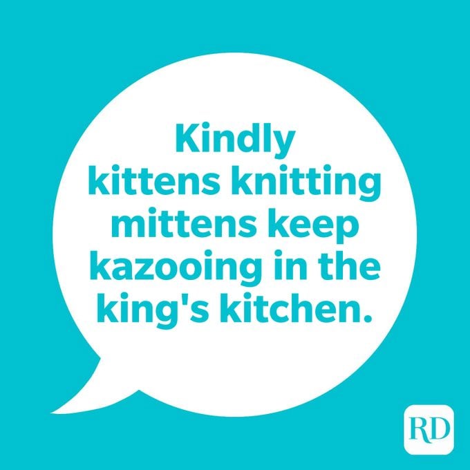 Rd Kindly Kittens Knitting Mittens Keep Kazooing In The King's Kitchen
