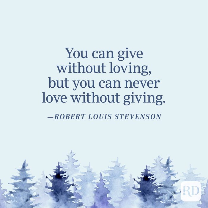 Robert Louis Stevenson Christmas Warmth Quotes