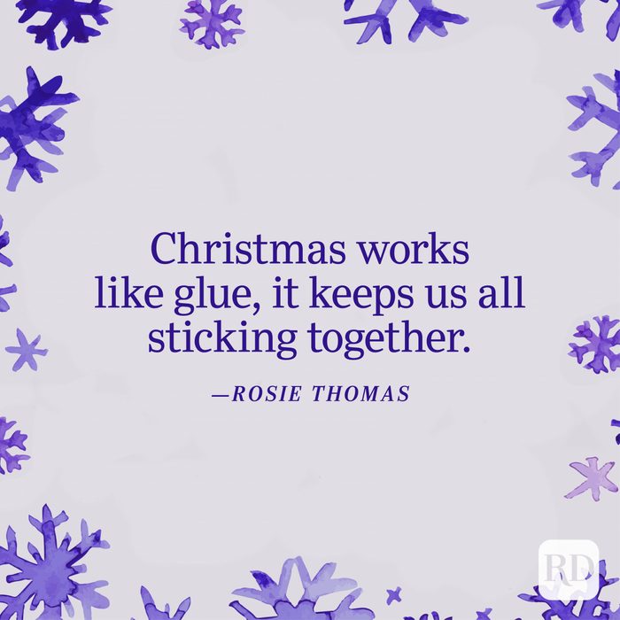 Rosie Thomas Christmas Warmth Quotes