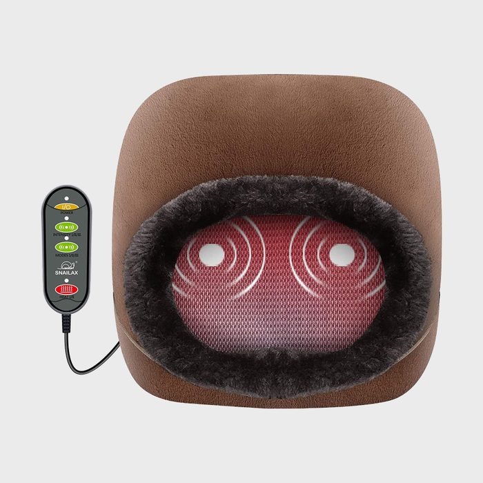 Snailax 3 In 1 Foot Warmer Back Massager And Foot Massager With Heat