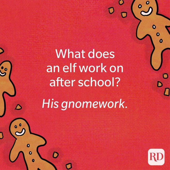 What does an elf work on after school?