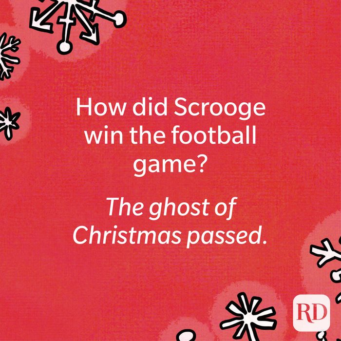How did Scrooge win the football game?