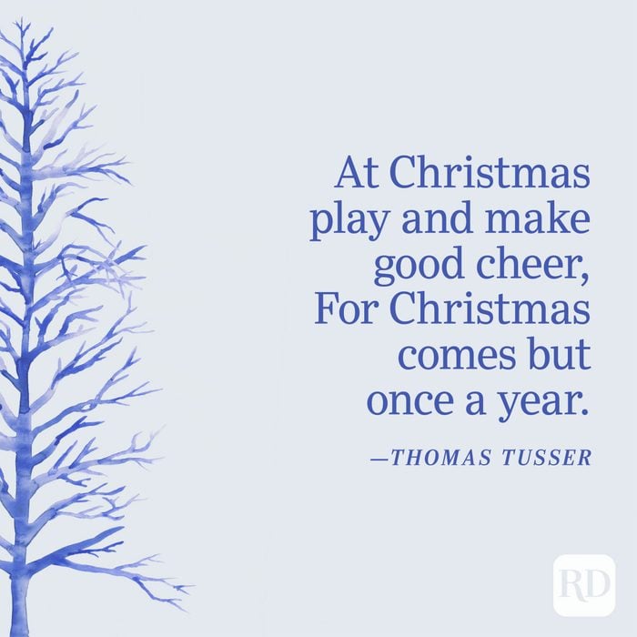Thomas Tusser Christmas Warmth Quotes