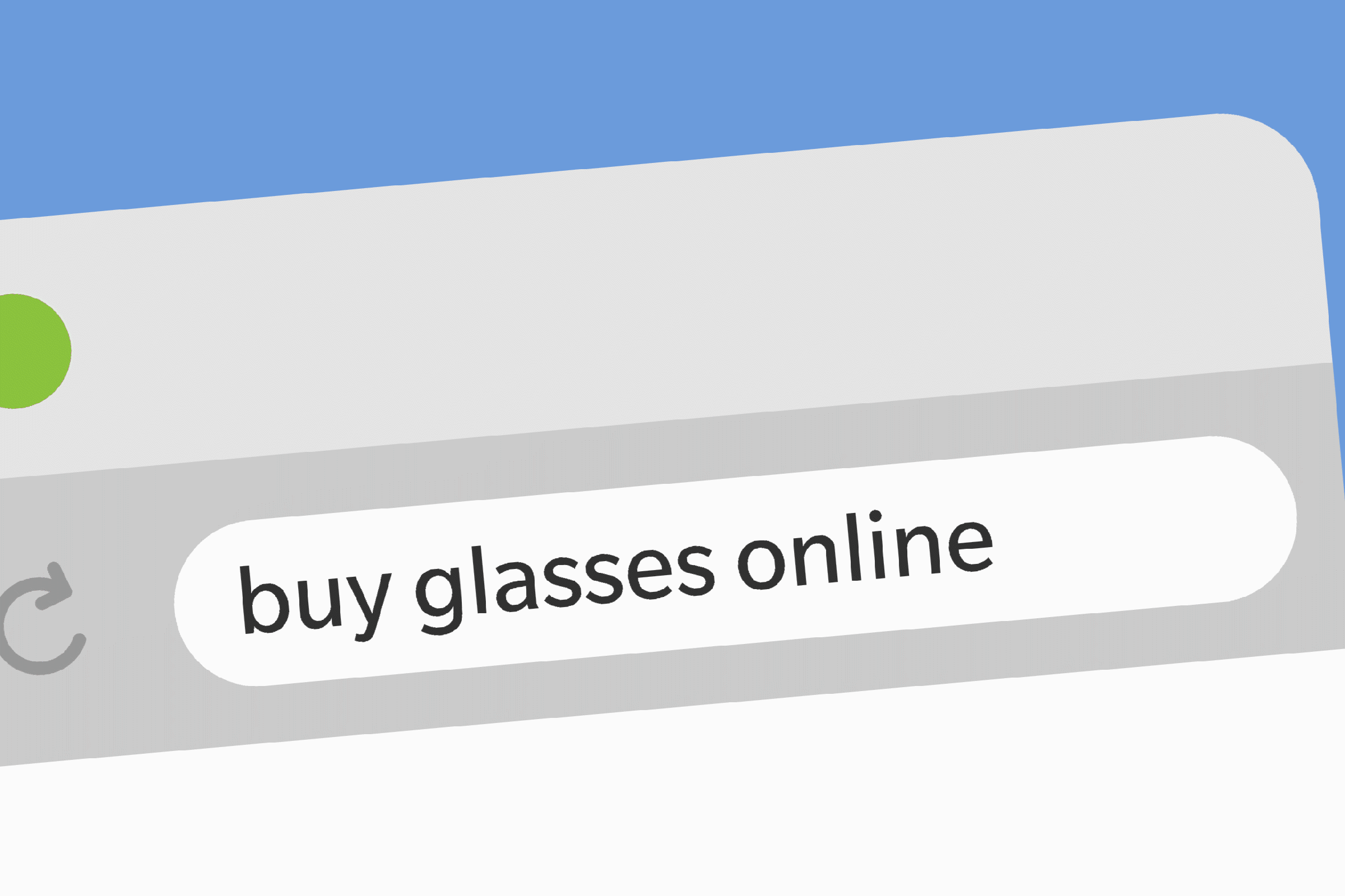 Tabs opening up on a web browser with glasses in each one