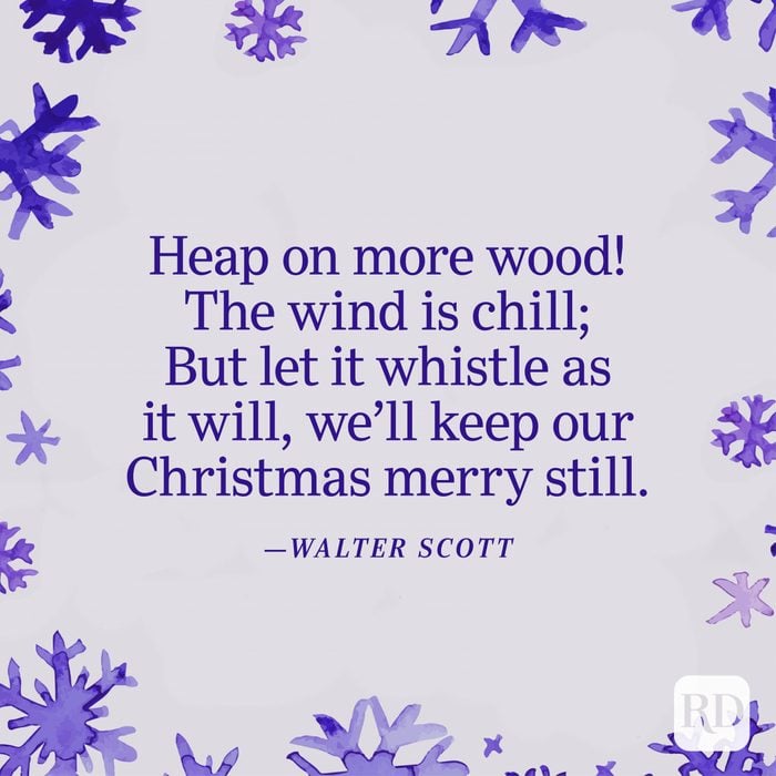 Walter Scott Christmas Warmth Quotes