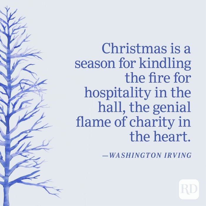 Washington Irving Christmas Warmth Quotes