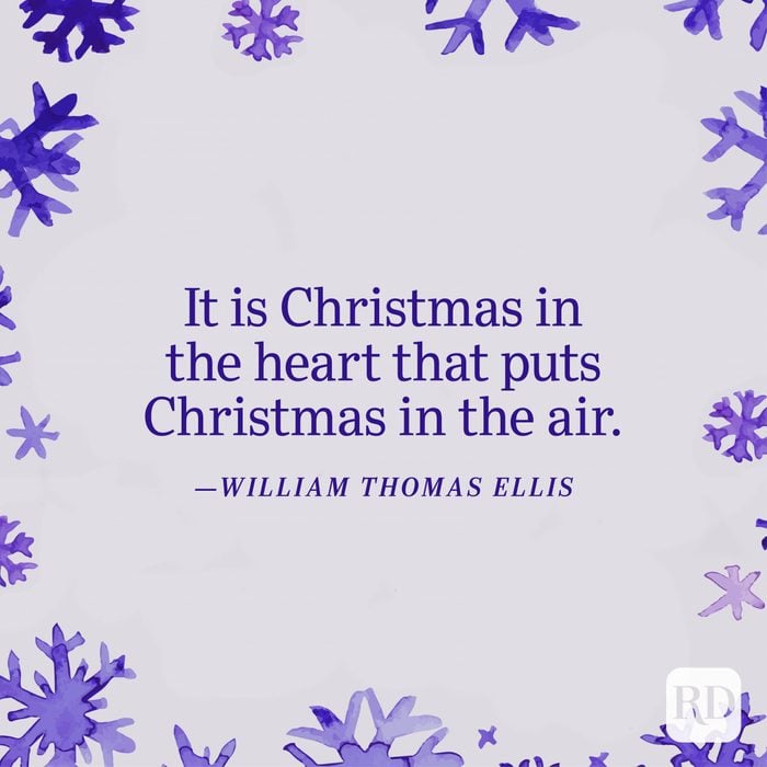 William Thomas Ellis Christmas Warmth Quotes