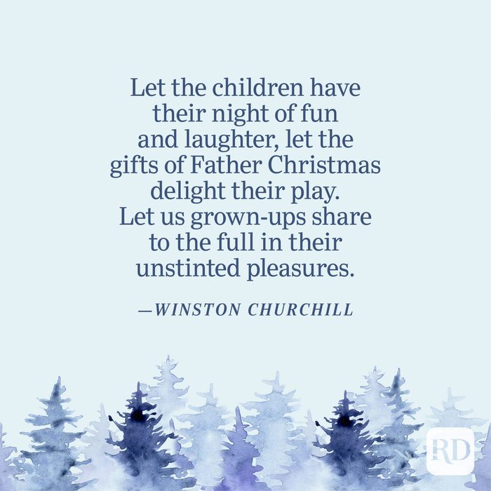 Winston Churchill Christmas Warmth Quotes