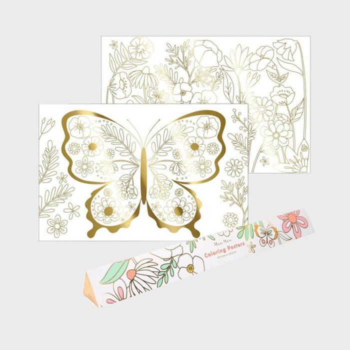 Butterfly Coloring Posters Via Shoppatet
