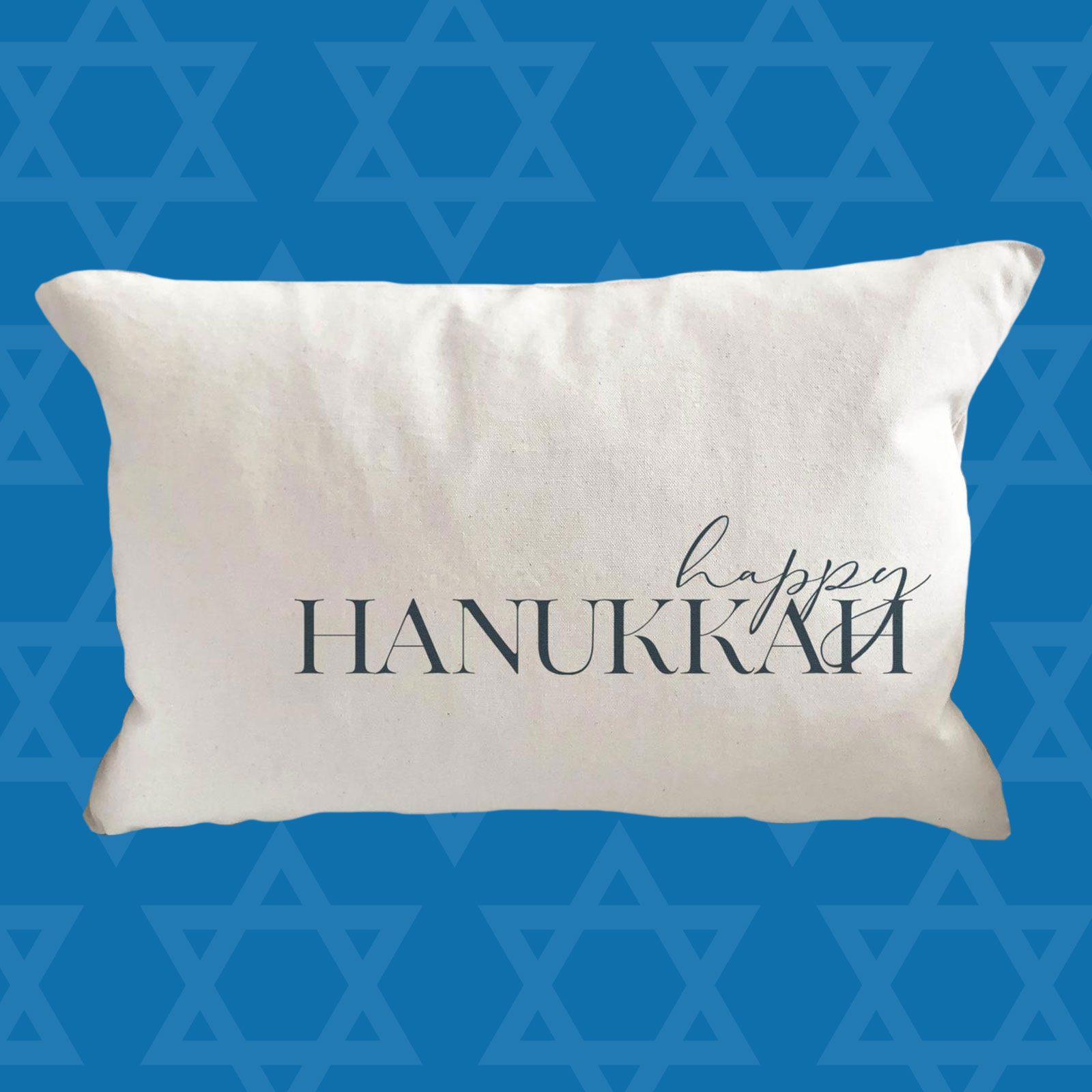 Happy Hanukkah Pillow Cover