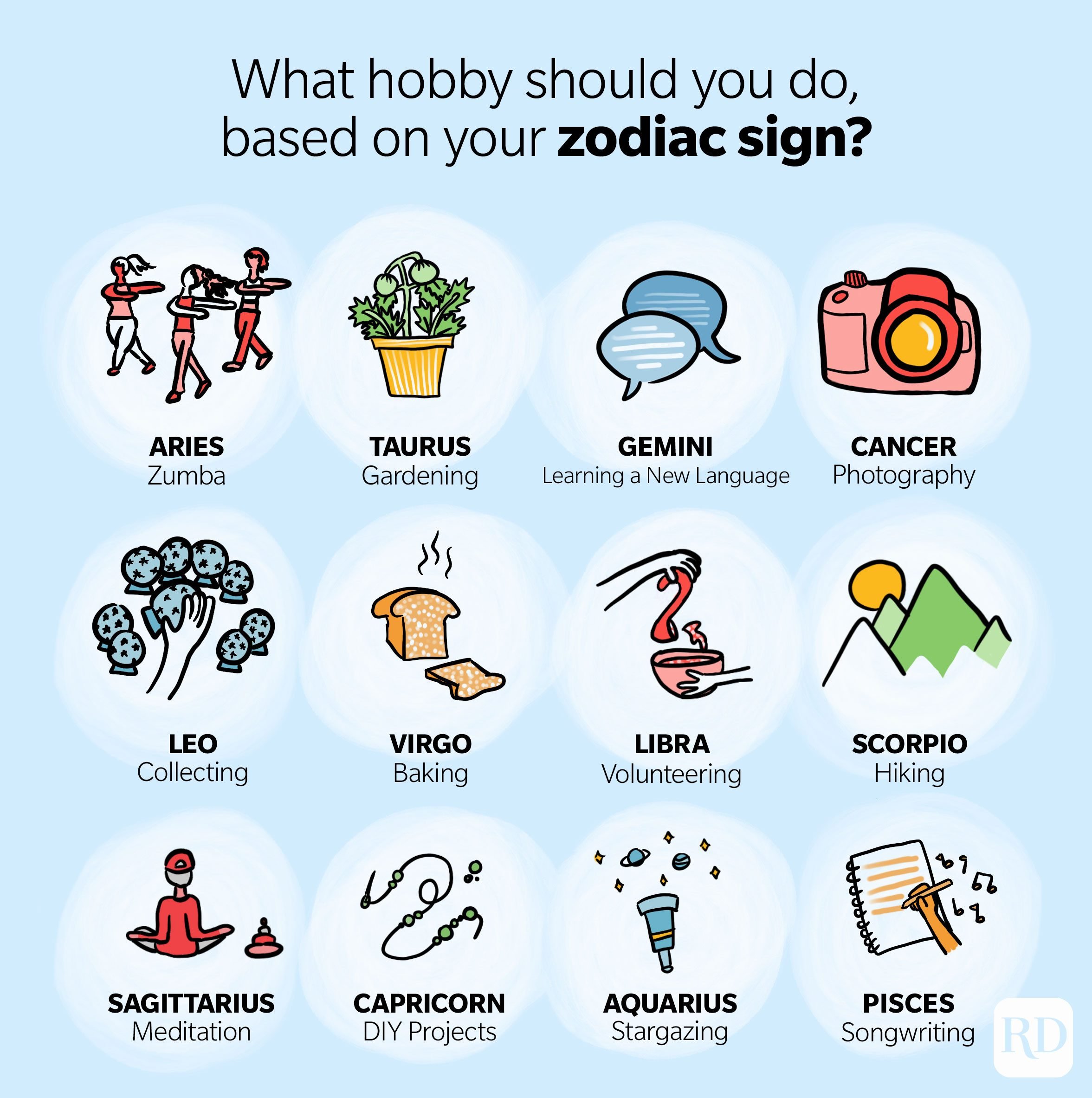 The Best Hobby For You Based On Your Zodiac Sign Reader S Digest