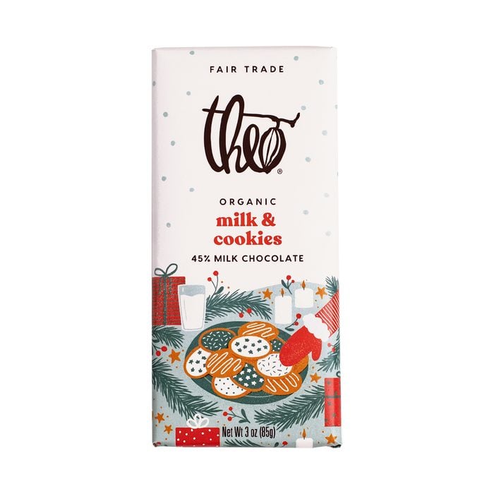 Theo Milk & Cookies 45 Percent Milk Chocolate Bar
