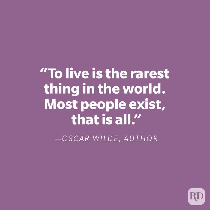 Oscar Wilde Living Quote