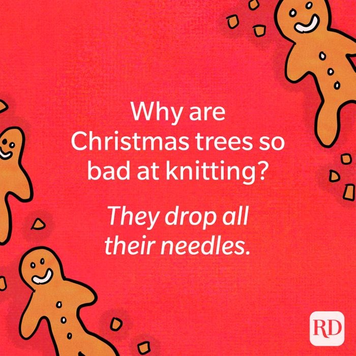 Why are Christmas trees so bad at knitting?
