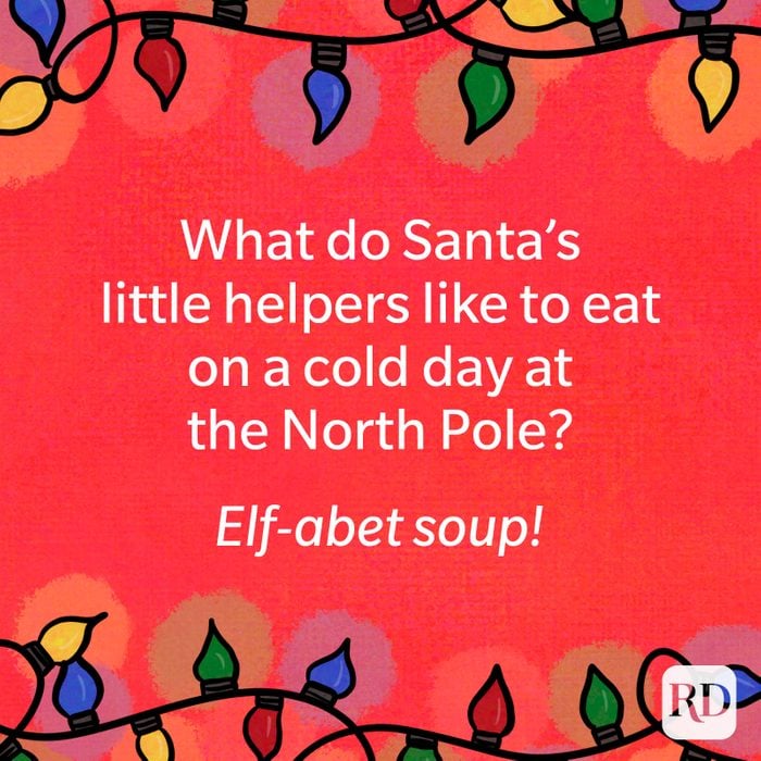 What do Santa's little helpers like to eat on a cold day at the North Pole?