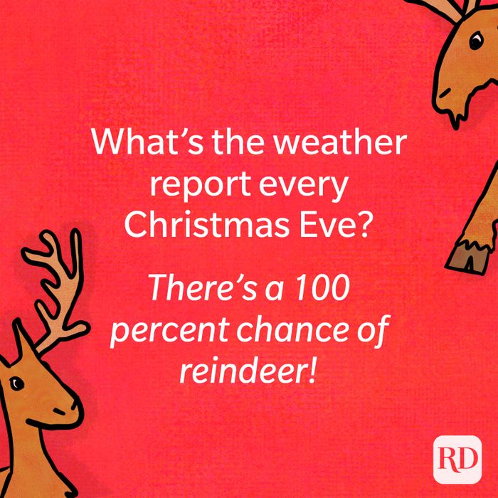 What's the weather report every Christmas Eve?