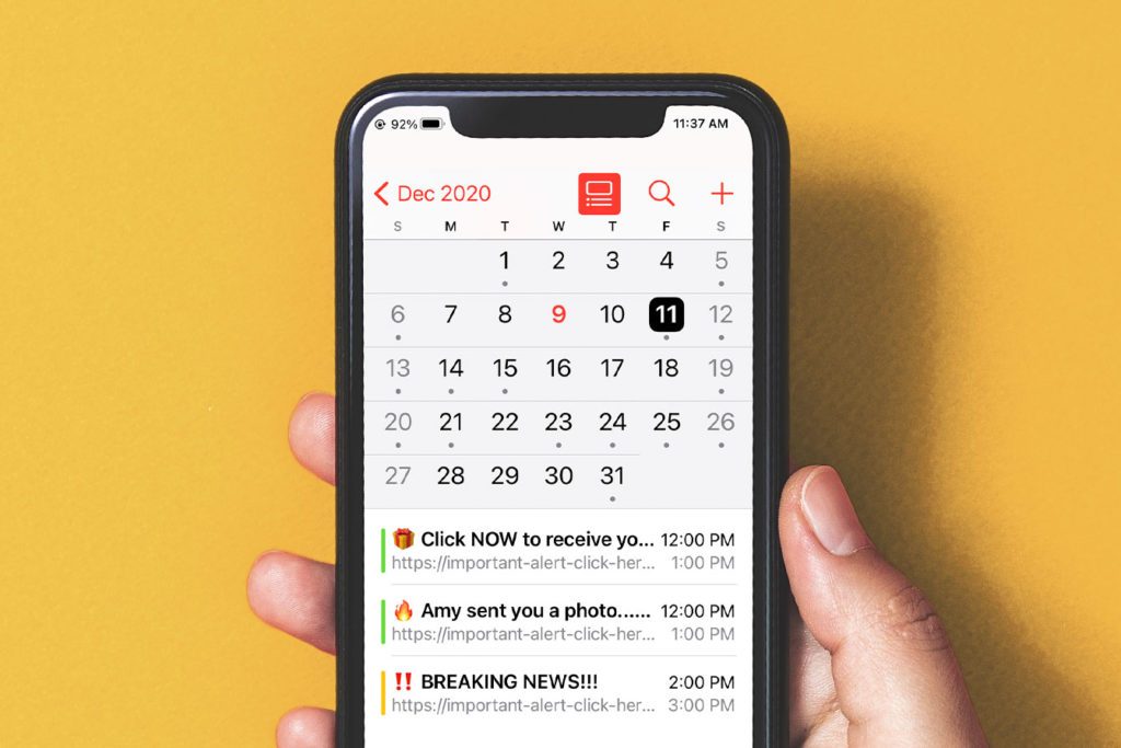 How to Stop iPhone Calendar Spam — Prevent iPhone Calendar Virus