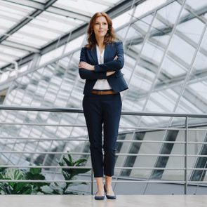 Portait of a confident businesswoman in a modern office building