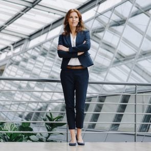 Portait of a confident businesswoman in a modern office building