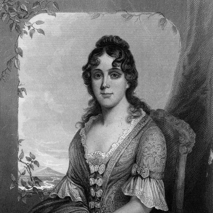 Engraved Portrait of Mrs. Thomas Randolph, Martha Jefferson, Circa 1780