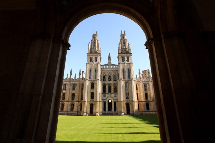 A general view of All Souls College in Oxford city centre as Oxford University commences its academic year on October 8, 2009 in Oxford, England.