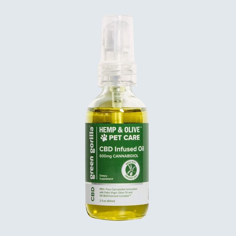 Green Gorilla's Organic Pure CBD Oil for Dogs