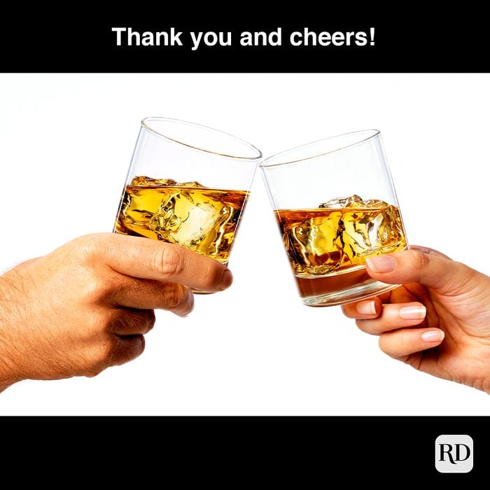 Thank You And Cheers 